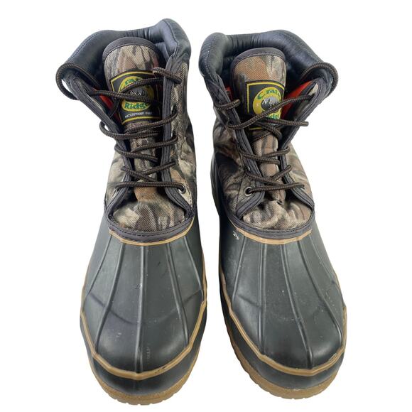 Crater Ridge Mens Size 7 Whitetail Camo Duck Boots Waterproof Steel Shank Size 7 - Picture 13 of 13